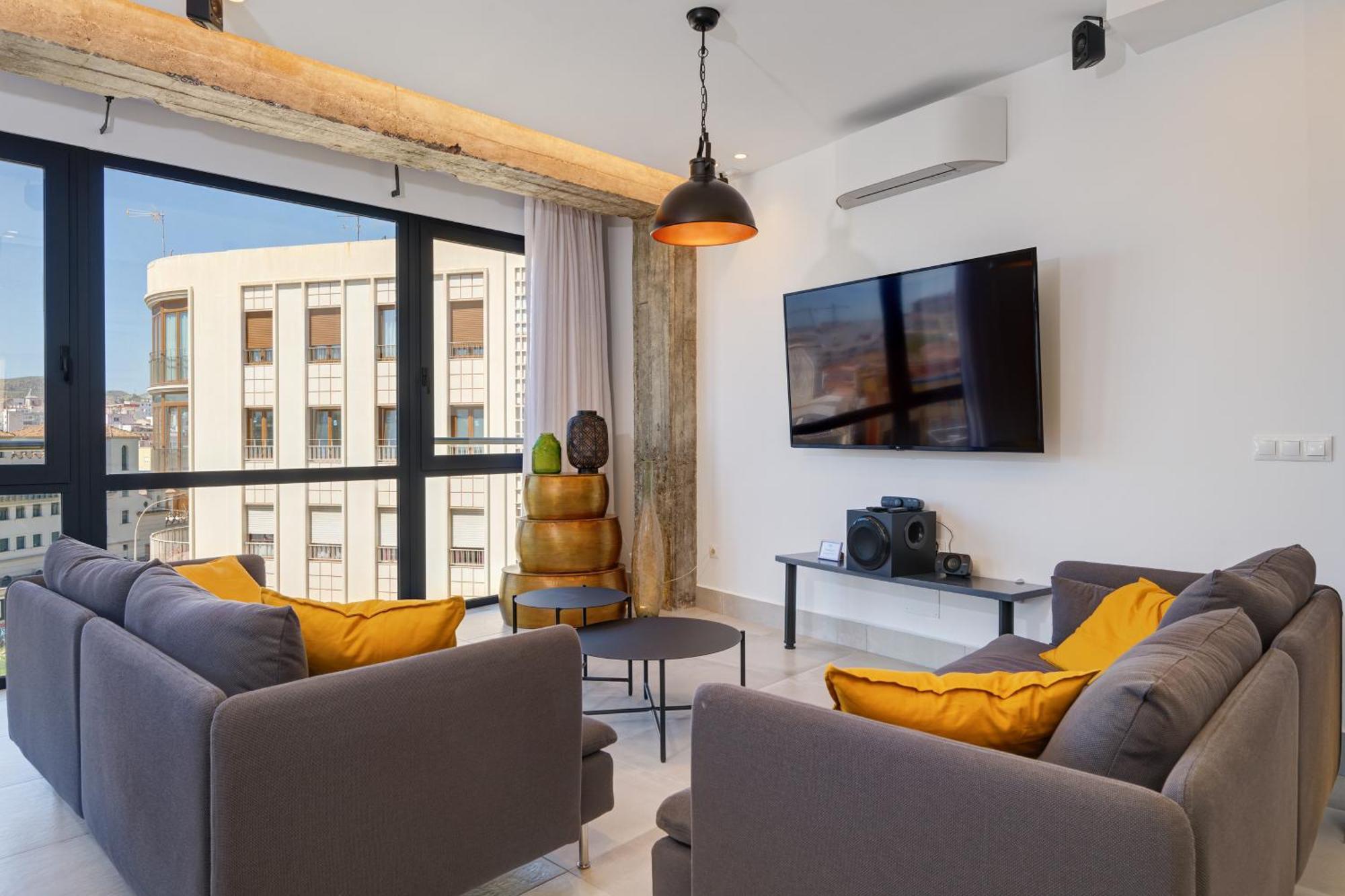 Apartment Tribuna Center By Seric,15' Walking To The Beach มาลากา ภายนอก รูปภาพ